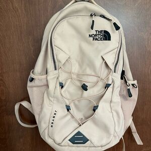 Light pink North Face backpack
